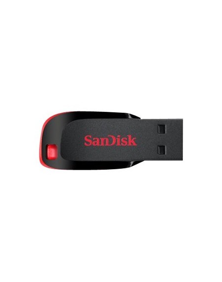 Memoria usb 2.0 sandisk 128gb cruzer blade rojo