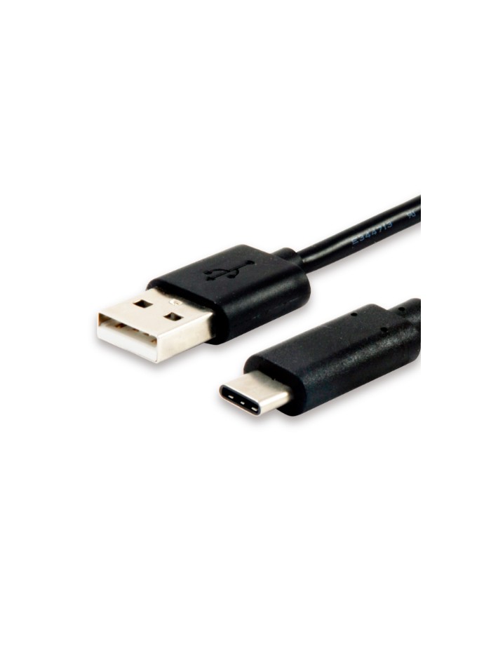 Cable equip usb 2.0 tipo a macho - tipo c macho 1 m Cable equip usb 2.0 tipo a macho - tipo c macho 1 m