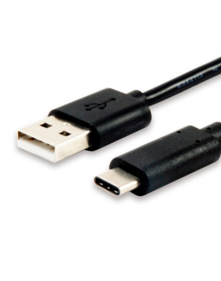 Cable equip usb 2.0 tipo a macho - tipo c macho 1 m