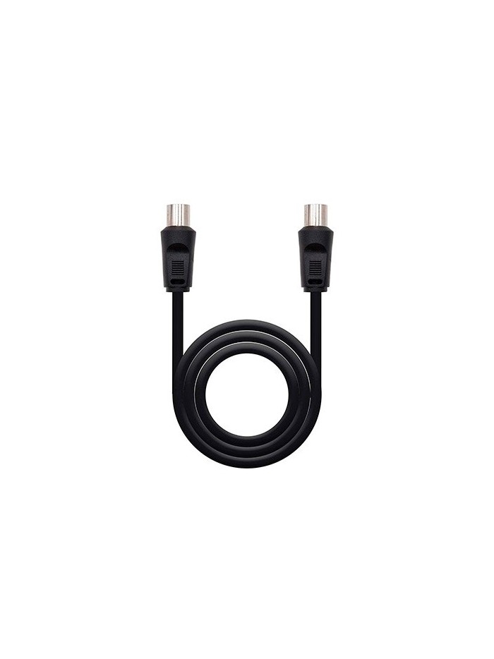 Cable antena tv nanocable 75 ohm m - h 1.8 m - negro Cable antena tv nanocable 75 ohm m - h 1.8 m - negro