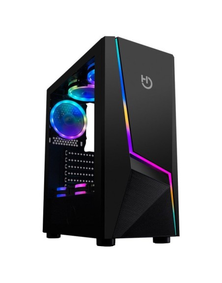Caja ordenador gaming hiditec atx v20 pro argb cristal templado