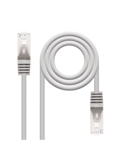 Latiguillo cable red ftp cat6 rj45 nanocable 3m gris