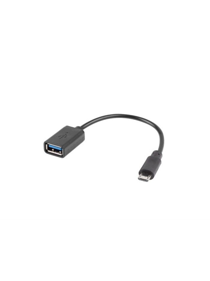 Adaptador lanberg otg usb micro(m) 2.0 a usb - a(h) 15 cm negro Adaptador lanberg otg usb micro(m) 2.0 a usb - a(h) 15 cm negro