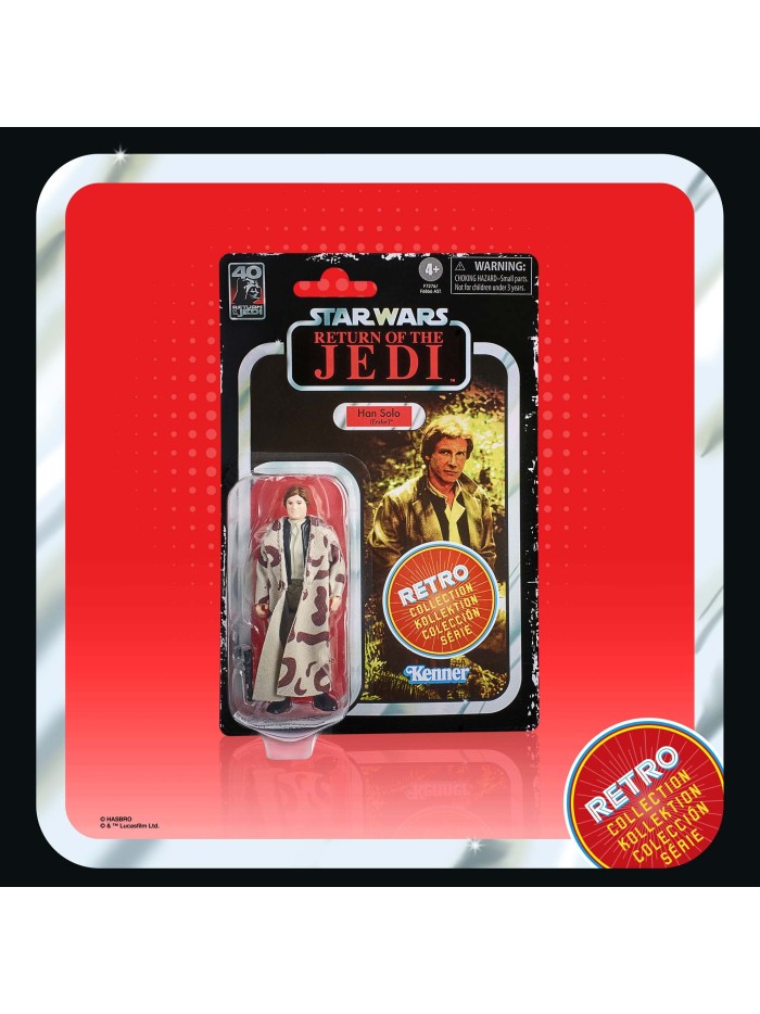 Figura hasbro star wars retro collection el retorno del jedi - han solo (endor) Figura hasbro star wars retro collection el retorno del jedi - han solo (endor)