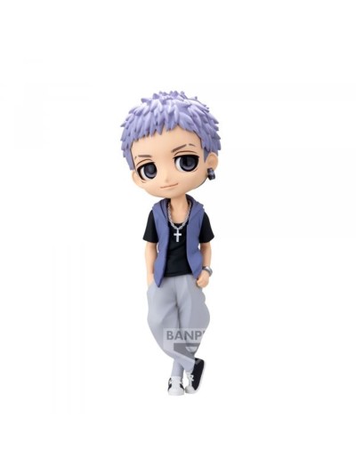 Figura banpresto q posket tokyo revengers takashi mitsuya plain clothes ver.a 14cm