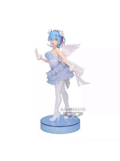 Figura banpresto re: zero starting life in another world espresto clear & drssey rem special color ver. 22cm