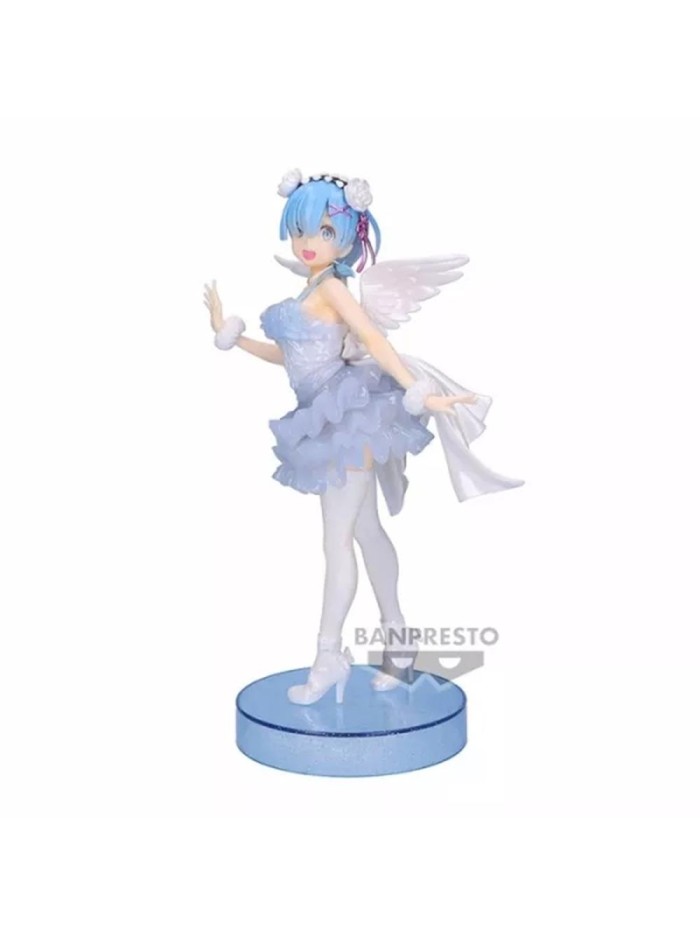Figura banpresto re: zero starting life in another world espresto clear & drssey rem special color ver. 22cm