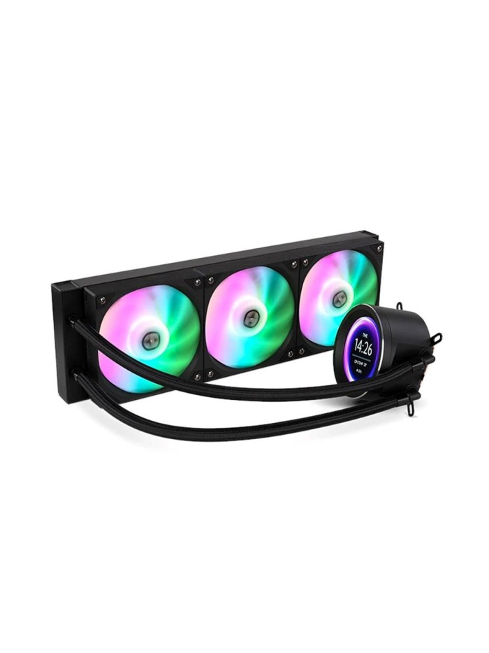 Kit refrigeracion liquida nox hummer x - 360 lcd 360mm negro Kit refrigeracion liquida nox hummer x - 360 lcd 360mm negro