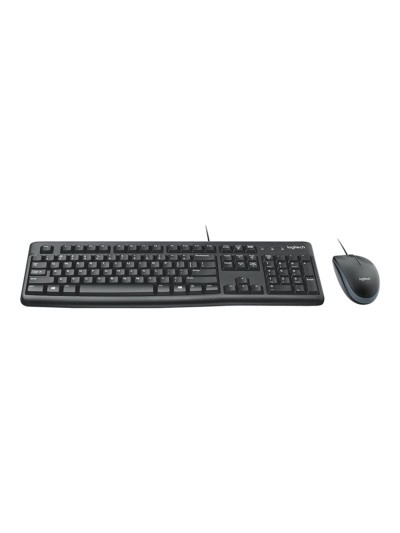 Teclado + mouse logitech mk120 optico usb 2.0 negro ingles uk