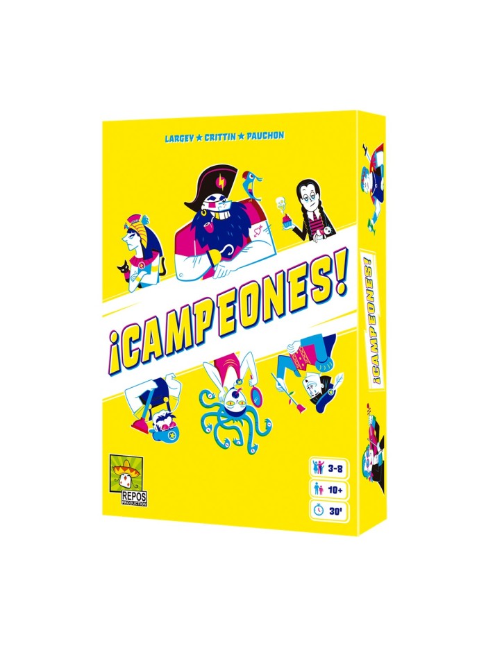Juego de mesa ¡campeones! edad recomendada 10 años Juego de mesa ¡campeones! edad recomendada 10 años