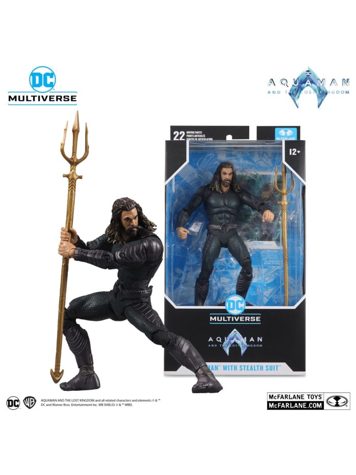 Figura mcfarlane toys dc aquaman 2 movie 7in - aquaman con traje Figura mcfarlane toys dc aquaman 2 movie 7in - aquaman con traje