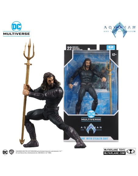 Figura mcfarlane toys dc aquaman 2 movie 7in - aquaman con traje