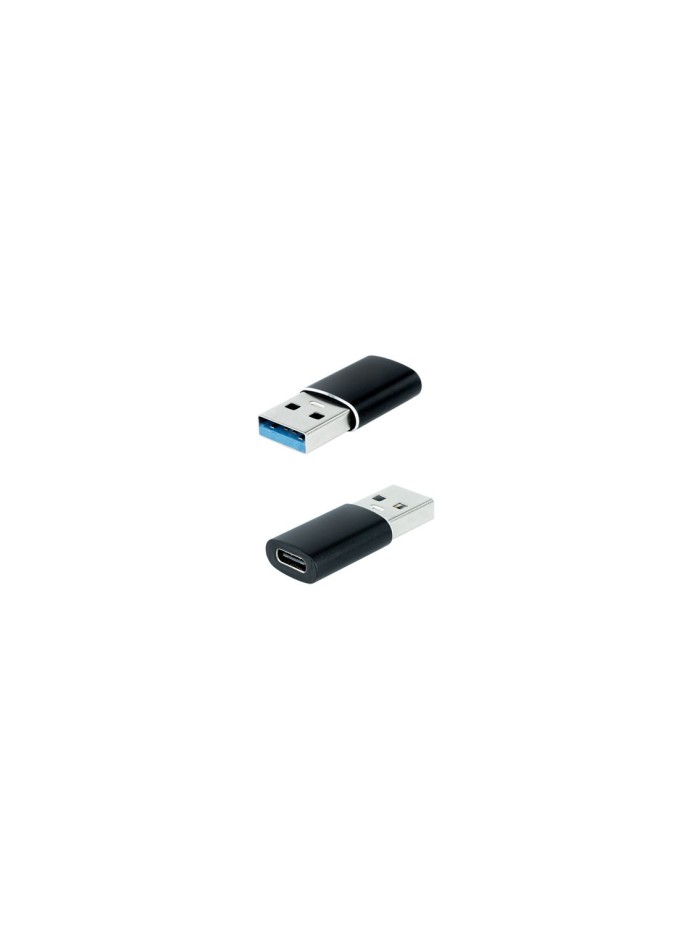 Adaptador usb tipo c a usb tipo a nanocable negro - hembra - macho Adaptador usb tipo c a usb tipo a nanocable negro - hembra - macho
