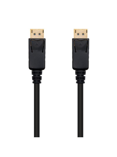 Cable displayport nanocable 1m - macho - macho - negro