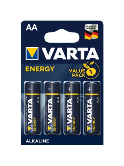 Blister pilas varta alcalinas energy lr6 aa - 4 pilas