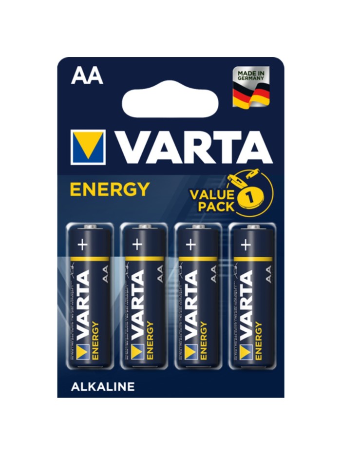 Blister pilas varta alcalinas energy lr6 aa - 4 pilas Blister pilas varta alcalinas energy lr6 aa - 4 pilas