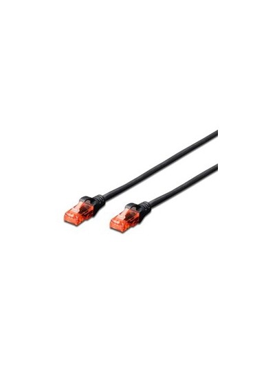 Cable red ewent latiguillo rj45 utp cat6 2m negro
