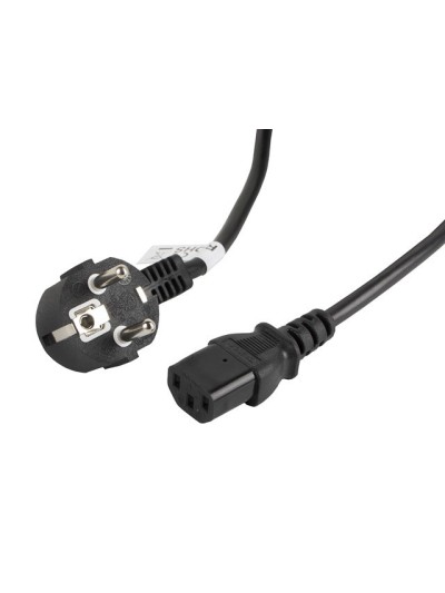 Cable de alimentacion lanberg schuko cee 7 - 7 a iec320 c13 3m