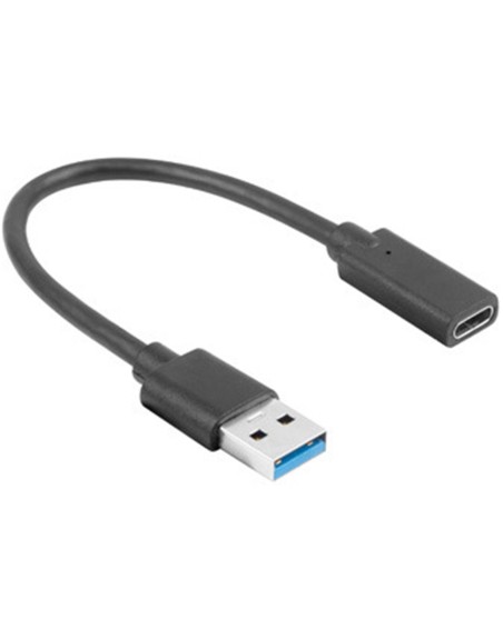 Adaptador lanberg usb 3.1 tipo c - usb tipo - a 15cm