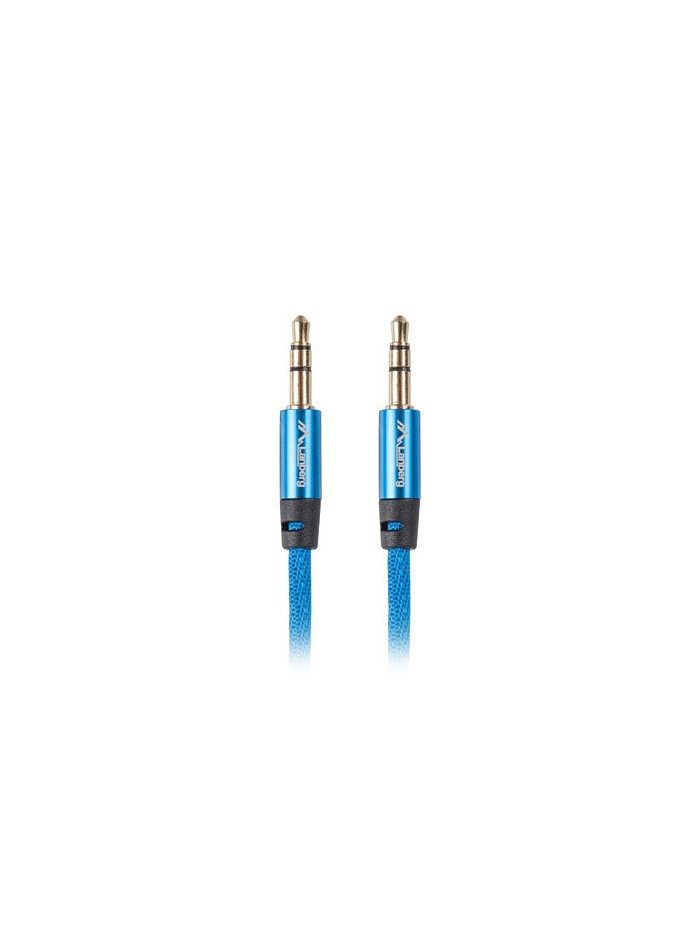 Cable estereo lanberg jack 3.5mm macho - jack 3.5mm macho 1m azul Cable estereo lanberg jack 3.5mm macho - jack 3.5mm macho 1m azul