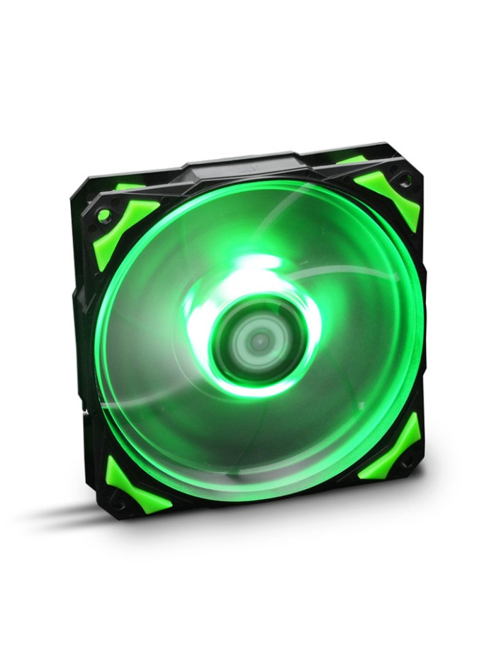 Ventilador caja nox hummer h - fan led 120mm negro led verde Ventilador caja nox hummer h - fan led 120mm negro led verde