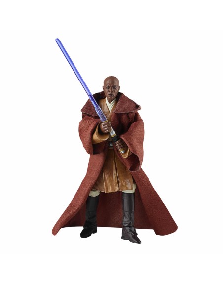 Figura hasbro mace windu 9 -5 cm sw el ataque de los clones star wars vintage f44955x0