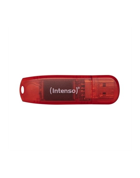 Memoria usb 2.0 intenso rainbow 128gb rojo