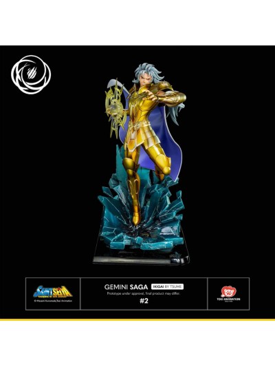 Figura tsume arts saint seiya gemini saga resina escala 1 - 6 ikigai