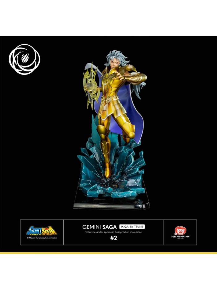 Figura tsume arts saint seiya gemini saga resina escala 1 - 6 ikigai Figura tsume arts saint seiya gemini saga resina escala 1 - 6 ikigai
