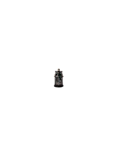Cargador de coche groovy usb+tipo c 3.4a gris oscuro transparente