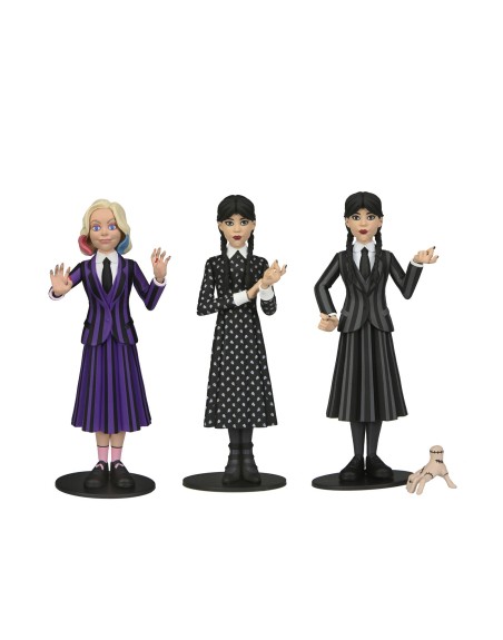 Surtido figuras neca wednesday addams toony terrors