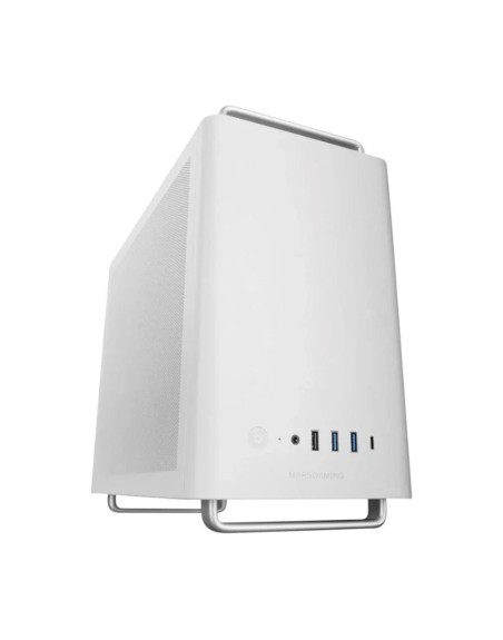 Caja ordenador mars gaming mcelite matx blanco