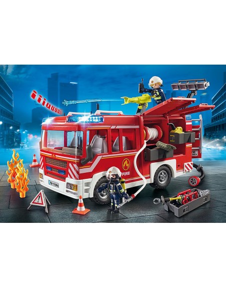 Playmobil ciudad accion - camion de bomberos