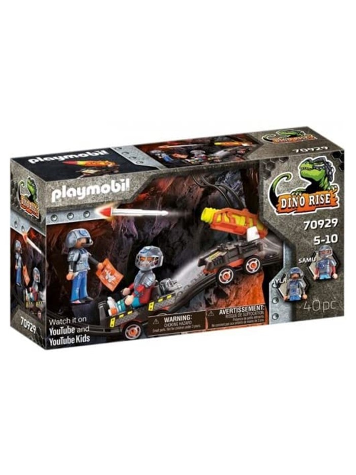 Playmobil dino mine carro de cohetes Playmobil dino mine carro de cohetes