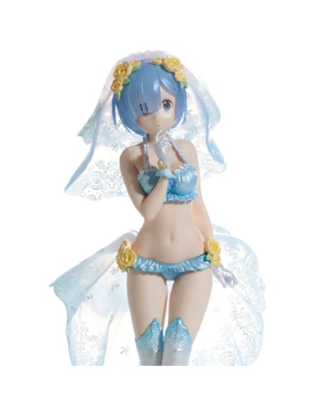 Figura banpresto re: zero starting life in another world rem chronicle exq
