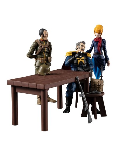 Figuras megahouse g.m.g mobile suit gundam principality of zeon team ramba ral set