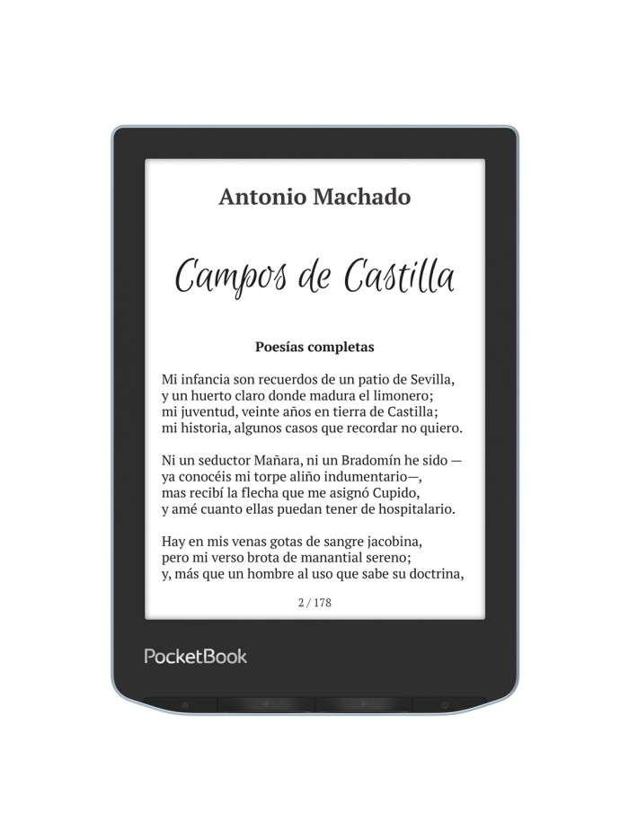 Libro electronico ebook pocketbook verse 6 pulgadas 8gb azul brillante - bright blue Libro electronico ebook pocketbook verse 6 pulgadas 8gb azul brillante - bright blue