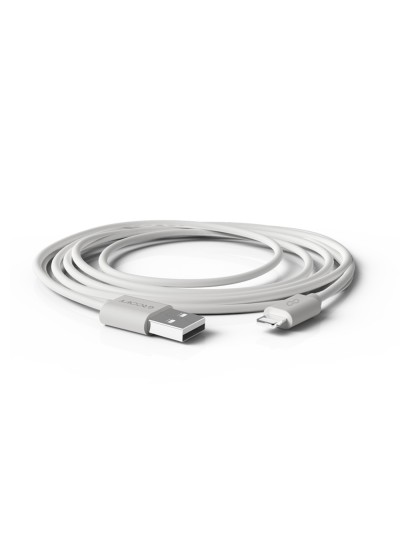 Cable groovy usb 2.0 a apple lightning longitud de cable 2 metros color blanco