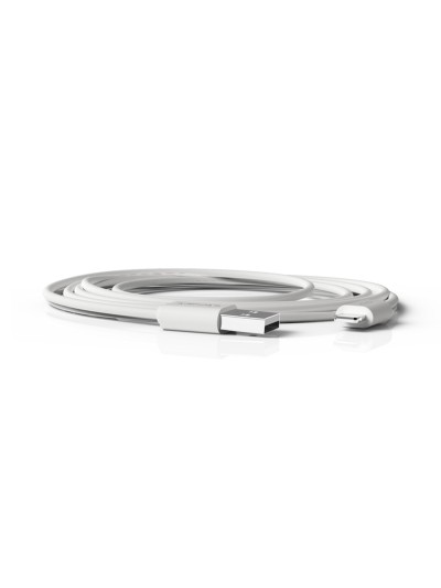 Cable groovy usb 2.0 a apple lightning longitud de cable 2 metros color blanco