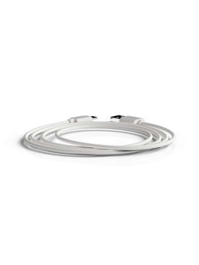 Cable groovy usb-a a tipo c longitud 1 mt color blanco