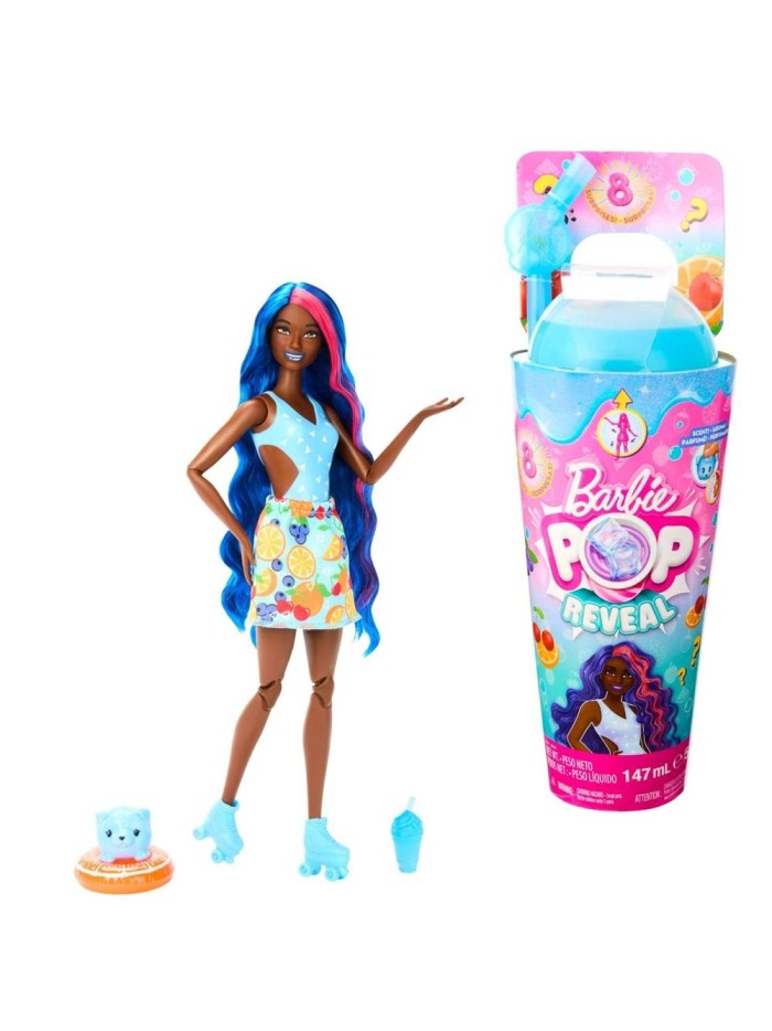 Muñeca barbie pop reveal mattel aroma de frutas ponche de frutas Muñeca barbie pop reveal mattel aroma de frutas ponche de frutas