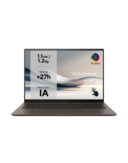 Asus zenbook ux5406sa - pz334w intel core ultra 7 258v 14 pulgadas 3k 32gb ssd1tb w11