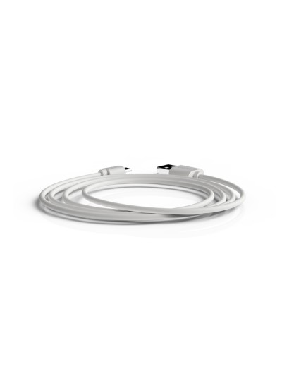 Cable groovy usb-a a micro usb longitud 1 mt color blanco