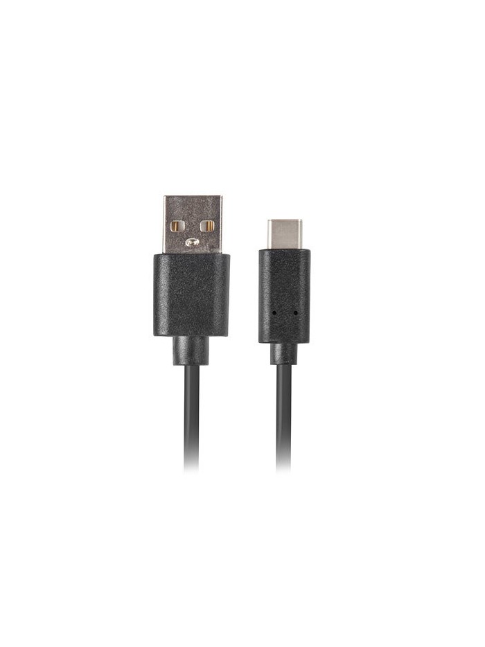 Cable usb lanberg 2.0 macho - usb tipo c macho quick charge 3.0 1m negro Cable usb lanberg 2.0 macho - usb tipo c macho quick charge 3.0 1m negro