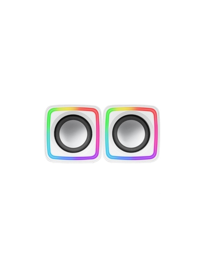 Altavoces mars gaming mscubew 8w blanco Altavoces mars gaming mscubew 8w blanco