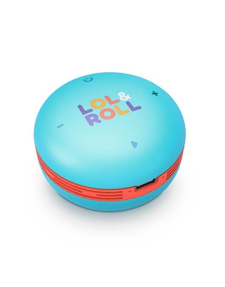 Altavoz energy sistem lol&roll pop kids celeste 5w - tws - bluetooth 5.0 - usb - c