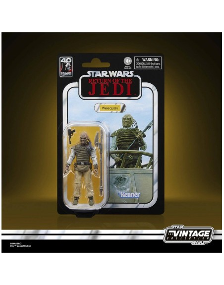 Figura hasbro star wars the vintage collecton el retorno del jedi weequay