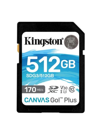 Memoria sd 512gb kingston canvas go! plus