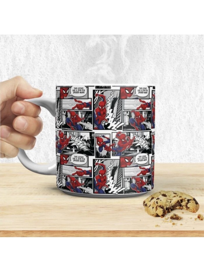 Taza xl paladone spider - man página de comic Taza xl paladone spider - man página de comic