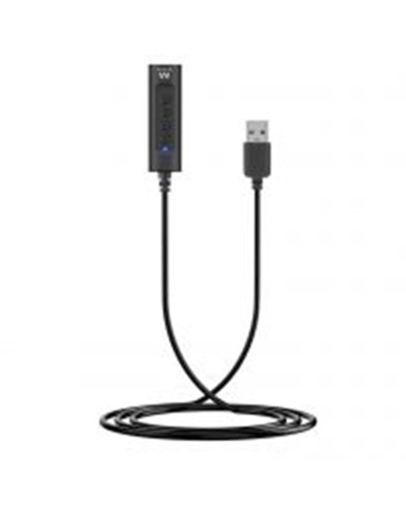 Cable adaptador ewent mini jack a usb hembra - macho 0.5m